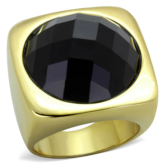 Anillo Dorado Onix
