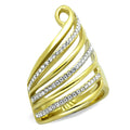 Anillo 14 k Gold  Plated Crystal